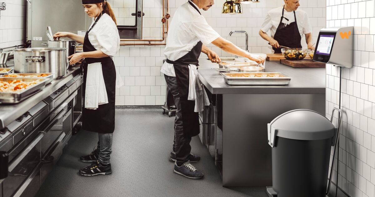 Workers in a corporate kitchen
