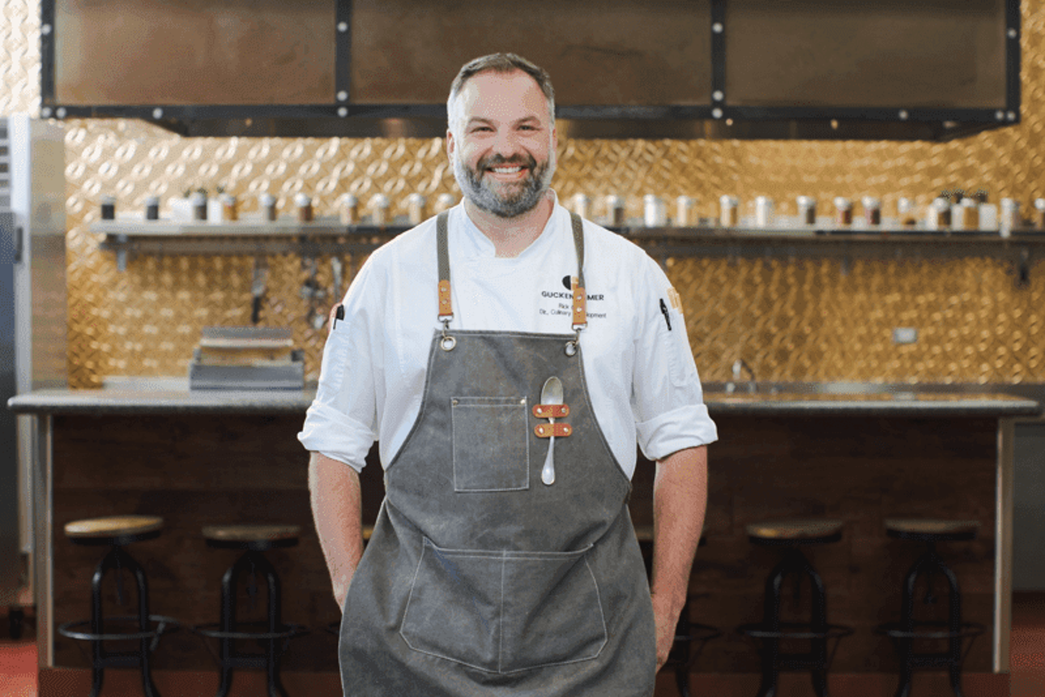 Chef Rick Green in a kitchen