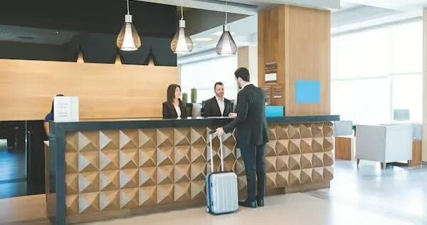 Hotel check-in